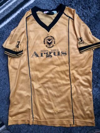 Newport County 1983/85 Match Worn Home Shirt - 12 Rare
