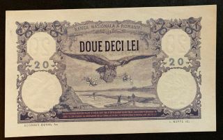 Romania 20 lei 1920 banknote RARE 2