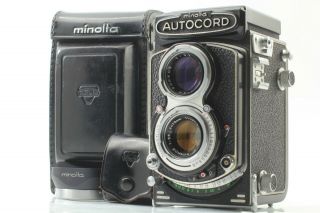 Rare Near,  3 Minolta Autocord Type I Late Tlr Camera 75mm Lens From Japan