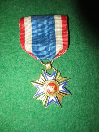 Military Order Of The Loyal Legion Of Us Rare Medal Badge 14k Gold 18113