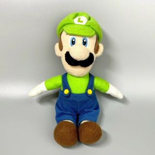 Very Rare 2003 Luigi Mario Party 5 Nintendo Sanei Hudson Soft Plush Doll