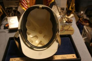 Rare NASA Apollo Era North American Rockwell Supervisor Fiber Employee Hard Hat 5