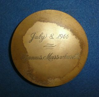 Rare John F.  Kennedy Medal,  July 8,  1966,  JFK Memorial Park Ded.  Hyannis,  Mass. 4