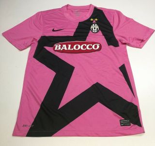 Nike Juventus Mens Rare 2011/2012 Shirt,  Size S,  Pink,  Good Cond Q818