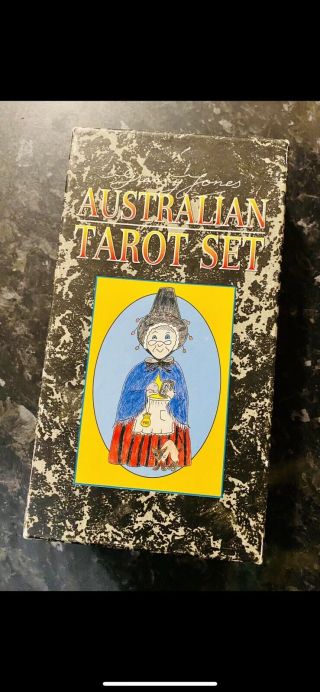 Extremely Rare Vintage Granny Jones Australian Tarot Set (book And Deck) Oop