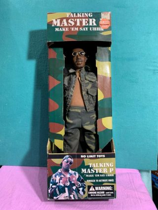 Rare Vintage Master P No Limit Talking Doll Figure Make Em Say Uhh