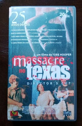 The Texas Chainsaw Massacre.  Tobe Hooper 1st Portugal Rare Slasher Horror