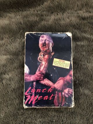 Lunch Meat Vhs Rare Horror Big Box Sov Tapeworm Productions Gore Htf