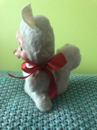 Vintage Rare Rushton My Toy Rubber Face Faced Squirrel Stuffed Animal 2