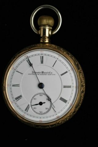 Illinois - 18s - 17j - Special - Rail Road King - Very Rare Gilt - Special Dial (i050 - 942)