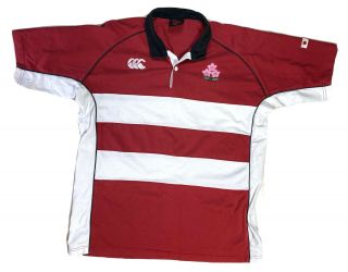 Canterbury Rugby Shirt Japan Rare Jersey Vintage Polo Tee
