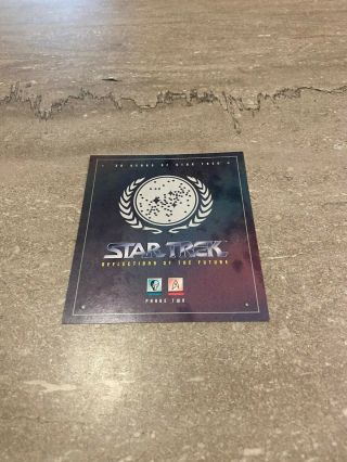 30 Years Of Star Trek Phase 2 - 1996 Skybox - Rare Jumbo Dealer Card Vhtf