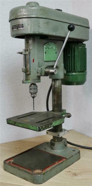 Rare German Clock Makers / Watch Makers Engineers Precision Pillar Bench Drill