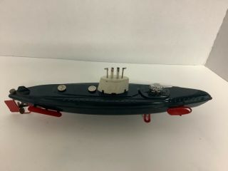 Rare Vintage Ssn 571 Nautilus Tin Submarine Toy Made In Japan,