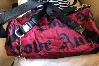 L.  A.  M.  B.  Le Sportsac Duffel Bag Large Rare With Charm