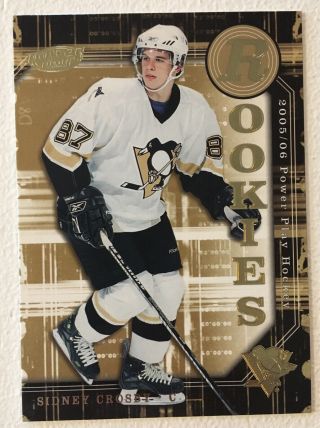 2005 - 06 Sidney Crosby Ud Power Play Rookie Card Rare Card Sharp Corners