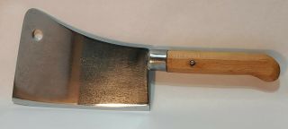 Rare Antique Samuel Lee Lf&c May 25 1886 Butcher Meat Cleaver 7 6 5/8 " Blade
