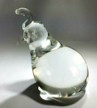 Vintage Stunning Rare Steuben Glass Quail 8270 Figurine Discontinued