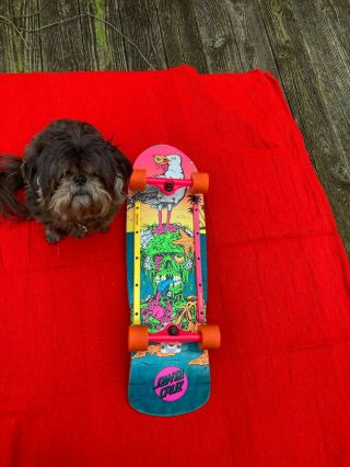 Santa Cruz Thomas Fernandez Artist Cruiser Skateboard Not Mars Attack But Rare