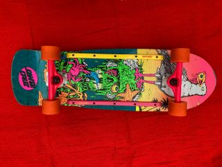 Santa Cruz Thomas Fernandez Artist Cruiser Skateboard Not Mars Attack But Rare 2