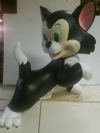 Vintage Walt Disney Pinocchio Figaro Cat Sculpture Large Very Rare