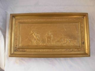 Rare Antique French Gilt Bronze Table Centerpiece,  Signed E.  Picault