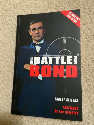 The Battle For Bond Paperback Book Robert Sellers Rare