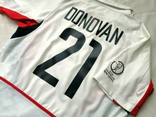 Jersey Us Landon Donovan Nike Usa (l) Usmnt Vintage 2002 Wc02 Soccer Shirt Rare