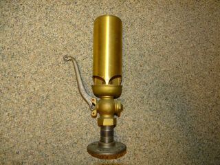 Rare Antique Brass Steam Whistle,  3 Chime Lunkenheimer 3 ",  1888 - 1895 (42)