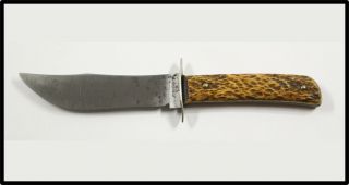 Vintage Rare Remington Dupont Rh - 4 Hunting Knife 1933 - 1940 Stag Handle Look
