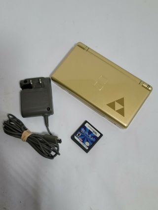 Nintendo Ds Lite Rare Zelda Handheld System With Charger And Game