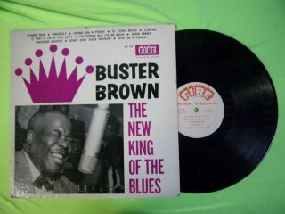 Rare 1961 Blues Lp: Buster Brown - King Of The Blues - Fire Flp 102