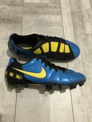 Nike Total 90 Laser Iii Football Cleats Boots Rare Retro Blue T90