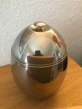 1950s Rare Vintage Silver Plated Ice Bucket by Aldo Tura for Macabo 2