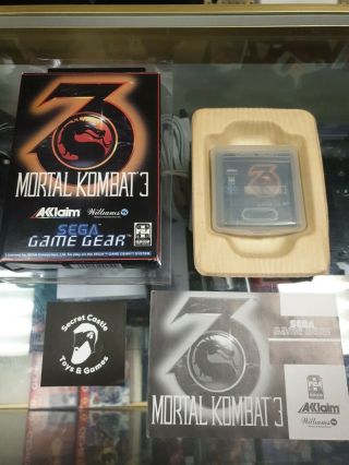 Mortal Kombat 3 Sega Game Gear Complete Cib Rare
