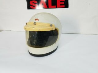 Rare Vintage 1970 Bell Star 120 Full Face 7 7/8 Helmet,  540 Visor/shield
