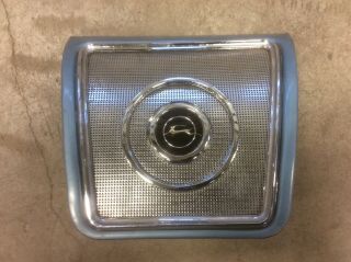 1960s Chevrolet Chevy Impala Back Seat Speaker Grille Cover Blue