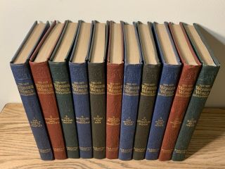 The Wonder World Encyclopedia 1957 Volumes 1 - 11 Rare Full Set