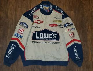 Jimmie Johnson 48 Lowes Winston Cup Jacket Mens Size X - Large Nascar Rare