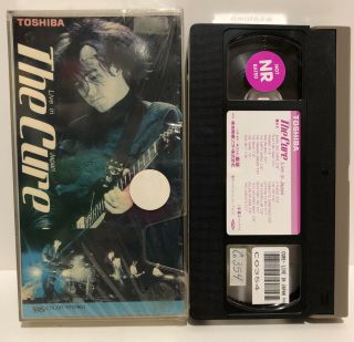 Vhs The Cure Live In Japan (1984) Very (rare Out Of Print)
