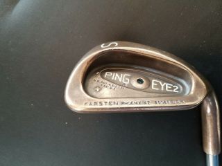 Ping Eye 2 Beryllium Copper Sand Wedge Black Dot… Rare / Right Hand/ Stainless