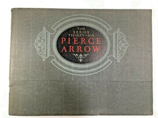 Rare And Antique 1927 Pierce - Arrow Series 36 Sales Brochure -