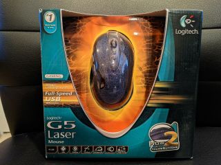 Logitech G5 Usb Laser Gaming Mouse W/adjustable Weights And Cartridge (rare)