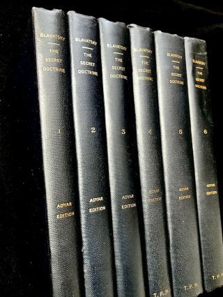 The Secret Doctrine By H.  P.  Blavatsky 6 Volumes Theosophy Occult Esoteric Rare