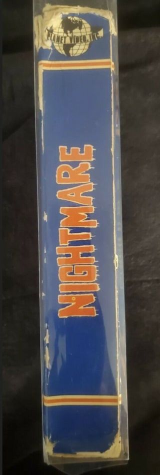 NIGHTMARE (1981) (Planet Video 1982 Release) Rare Horror BIG BOX VHS OOP 3