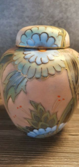 Rare Art Deco Crown Devon Rembrandt Guild Ginger Jar.  Perfect