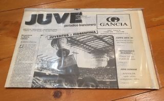 1990 Uefa Cup Final: - Juventus V Fiorentina.  Rare.  Vgc.