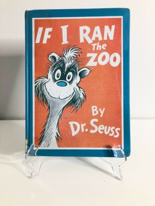 Dr.  Suess The Zoo.  (if I Ran) Rare Btsb Cover