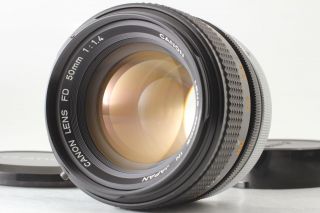 Rare `o`lens [near Mint] Canon Fd 50mm F/1.  4 Mf Standard Prime Lens From Japan