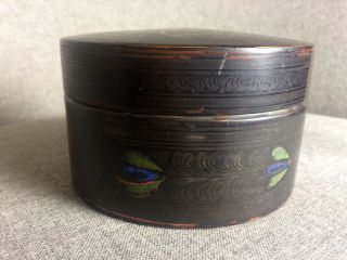 Rare Chinese Antique Lacquer Betel Box for South East Asia 18th/19th C 2
